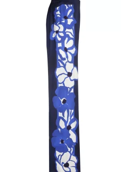 Vrouwen Caroline Biss 1552-29 / Soepelvallende Shiny Broek, Recht Been, Normal Waist