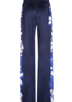 Vrouwen Caroline Biss 1552-29 / Soepelvallende Shiny Broek, Recht Been, Normal Waist