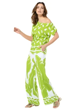 Vrouwen Caroline Biss 3556-79 / Soepelvallende Wijde Broek, Normal Waist