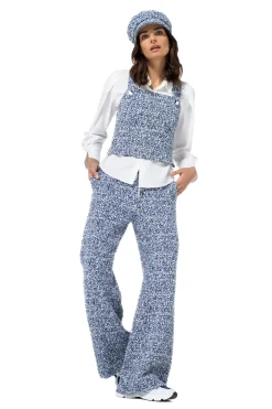 Vrouwen Caroline Biss 1557-29 / Sportieve Broek In Bouclette, Normal Waist