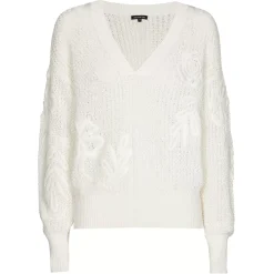 Vrouwen Caroline Biss 1294-91 / Vrouwelijke Pull Met Broderie Effect