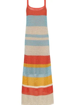 Vrouwen Caroline Biss 3110-89 / Zomerse Gehaakte Midi Jurk