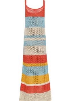 Vrouwen Caroline Biss 3110-89 / Zomerse Gehaakte Midi Jurk