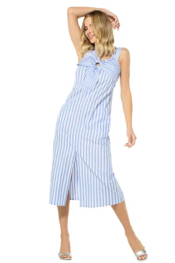 Vrouwen Caroline Biss 3178-24 / Zomerse Katoenen Midi Jurk