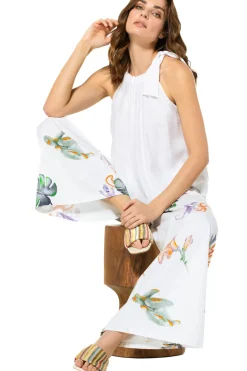 Vrouwen Caroline Biss 3671-90 / Zomerse Losvallende Lange Top